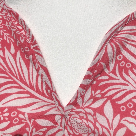 Columbia 100% Cotton Pink/White Tunic Top - Picture 3 of 9